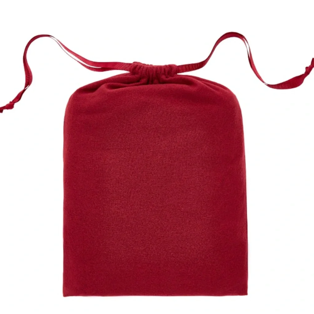 NIP Short Stories Travel Blanket & Pouch in Ruby Wine 35x78